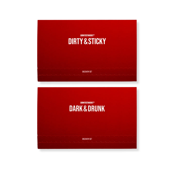 720px x 720px - Dark & Drunk & Dirty & Sticky Discovery Sets by BORNTOSTANDOUTÂ® â€“ Ministry  of Scent