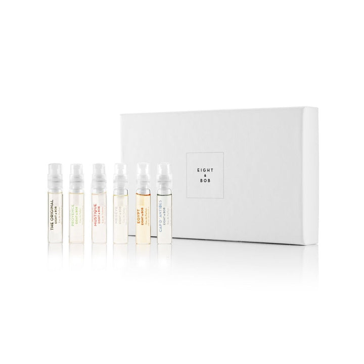 Eight & Bob Extrait de Parfum Discovery Set 4x9ml - Elegant packaging with four luxury fragrance bottles. - thumbnail 5