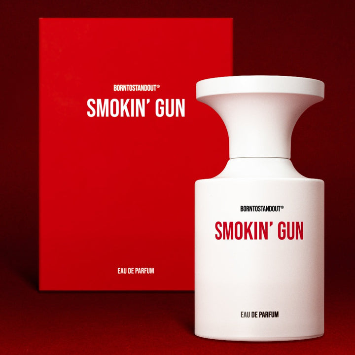 ひ*ろ様 BORNTOSTANDOUT SMOKIN' GUN Eau de P Smokin' Gun by BORNTOSTANDOUT® | Ministry of Scent